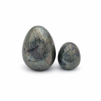 Edelstein-Ei Pyrit 40x30mm