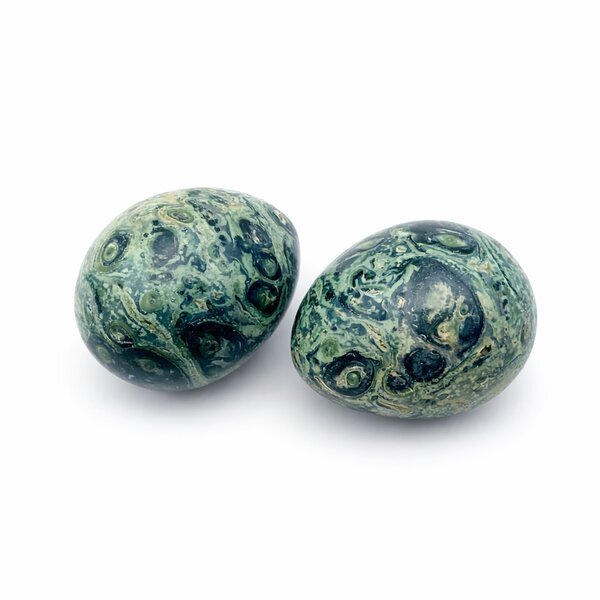 Edelstein-Ei Kambaba-Jaspis 50x35mm