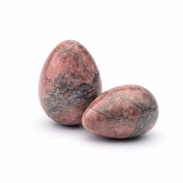 Edelstein-Ei Rhodonit 60x45mm