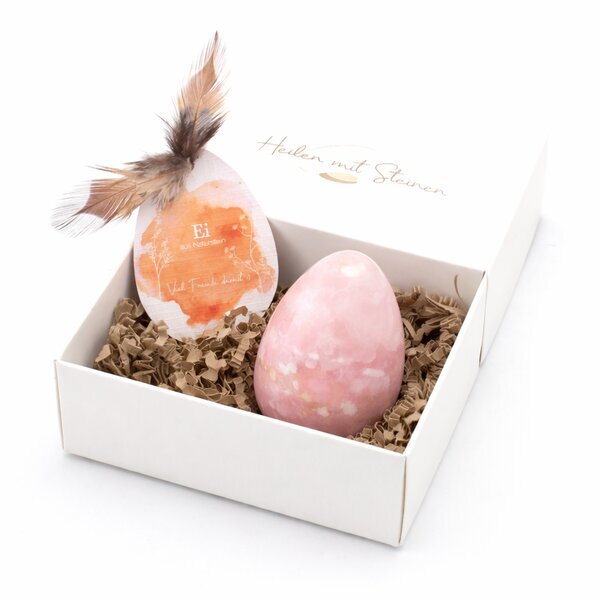 Edelstein-Ei Andenopal 55x40mm