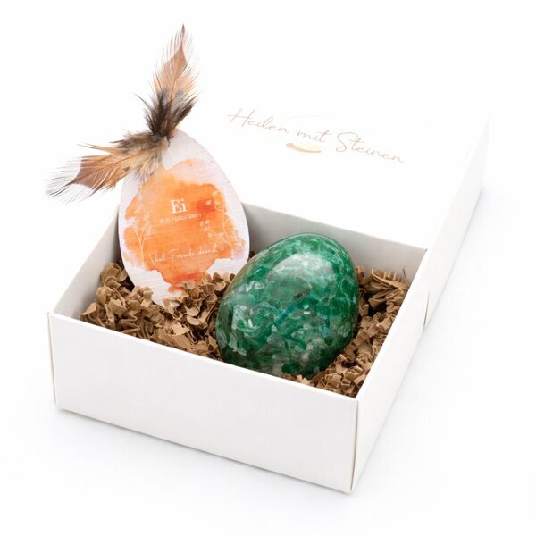 Edelstein-Ei Chrysokoll 50x35mm