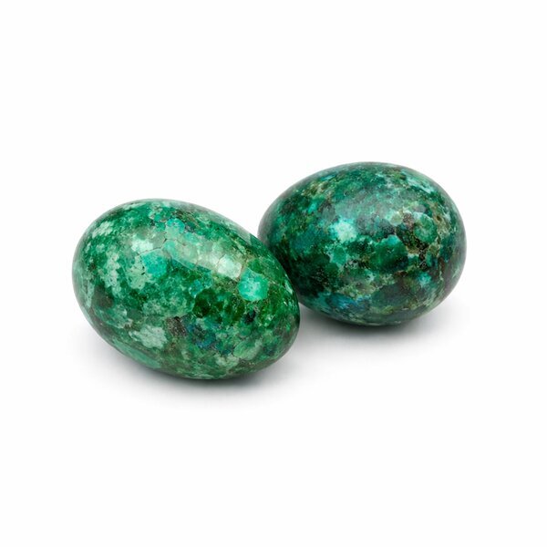 Edelstein-Ei Chrysokoll 50x35mm