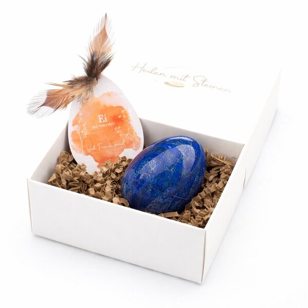 Edelstein-Ei Lapislazuli