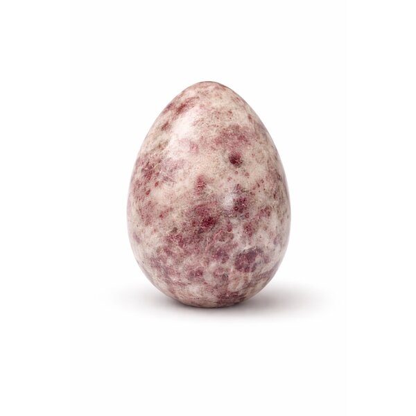 Edelstein-Ei Turmalin rot 45x35mm