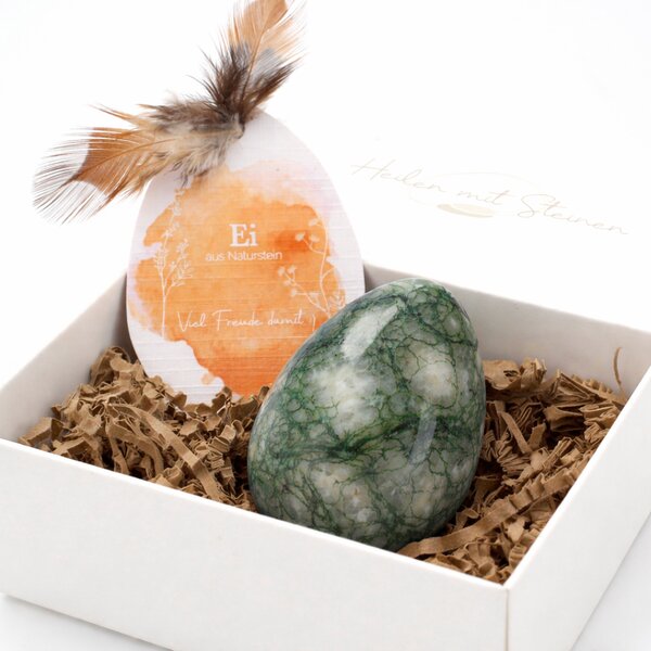 Edelstein-Ei Moosachat