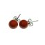 Jaspis rot Ohrstecker 8mm