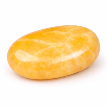 ovaler Handschmeichler Orangencalcit