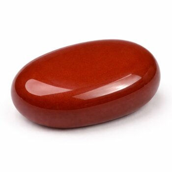ovaler Handschmeichler Jaspis rot