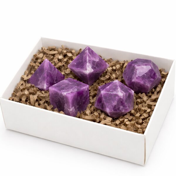 Set Platonische K�rper Amethyst