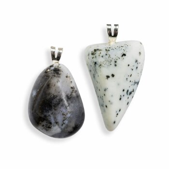 Anhänger Dendriten-Achat mit 925er Silberöse