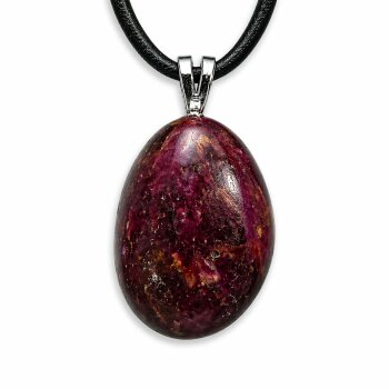 Anhänger Rubin mit 925er Silberöse