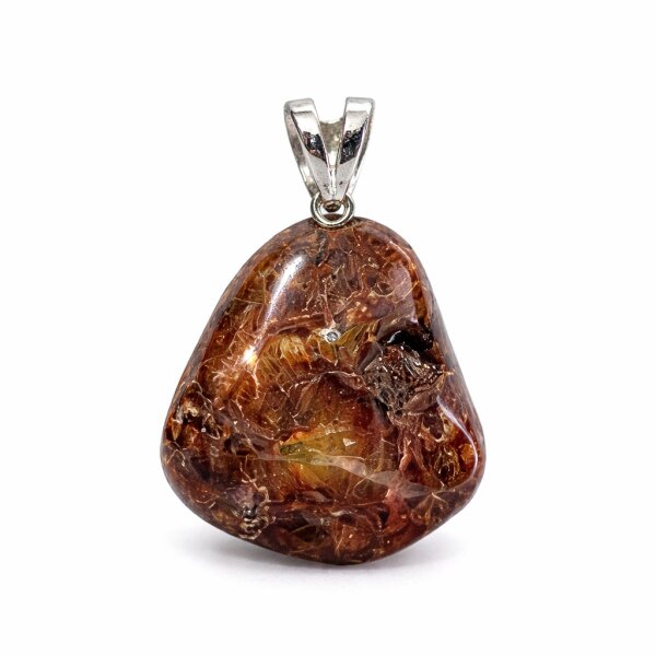 Anhänger Granat mit 925er Silberöse