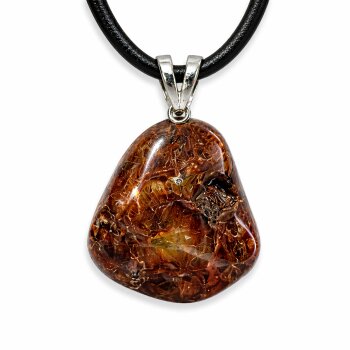 Anhänger Granat mit 925er Silberöse