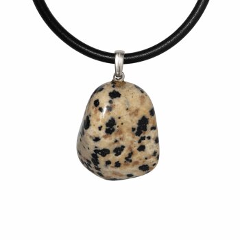 Anhänger Dalmatinerjaspis mit 925er Silberöse