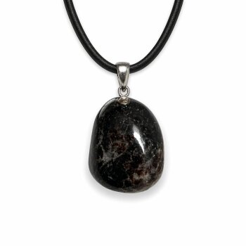 Anhänger Anthophyllit mit 925er Silberöse