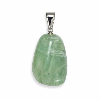 Anhänger Calcit grün mit 925er Silberöse