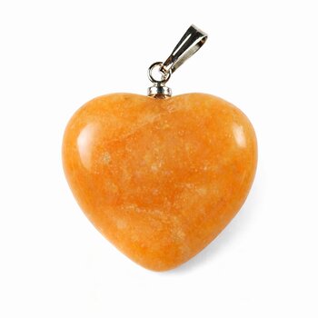 Anh�nger Herz Aventurin orange