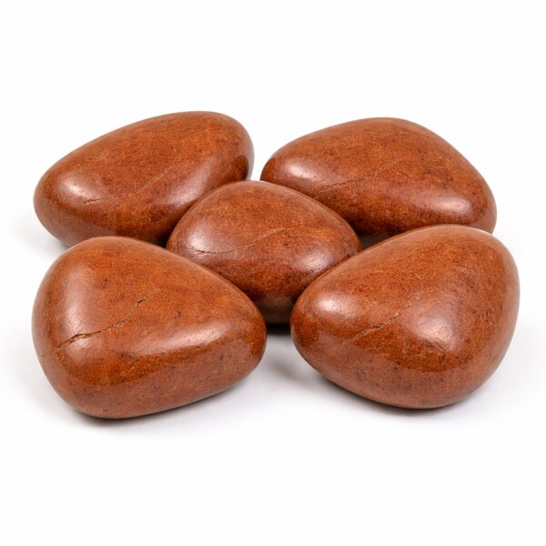 Trommelstein Jaspis rot