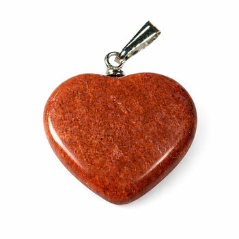 Anh�nger Herz Feuerachat