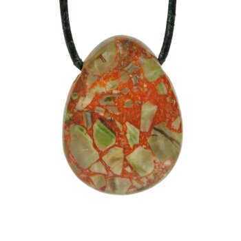 Flower-Rhyolith Lochstein "Tropfen"