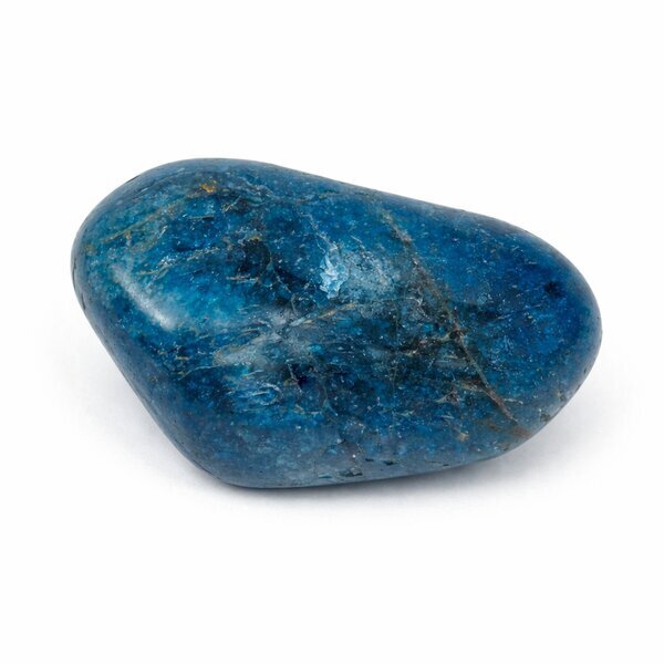 Trommelstein Apatit blau Stk.