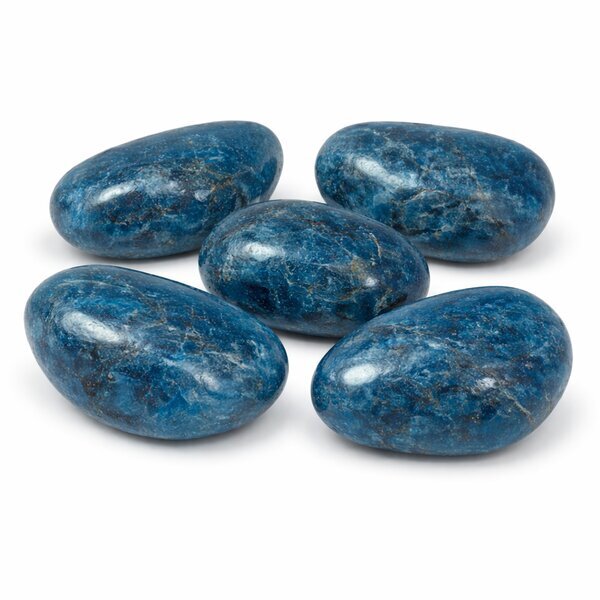 Trommelstein Apatit blau Stk.