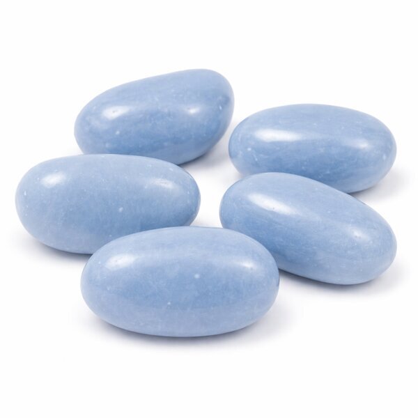 Trommelstein Angelit (Anhydrit)