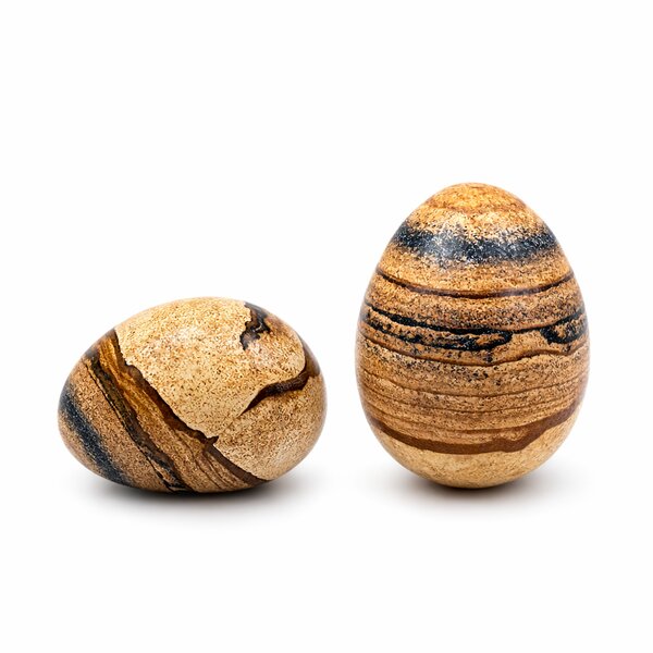 Edelstein-Ei Landschaftsjaspis