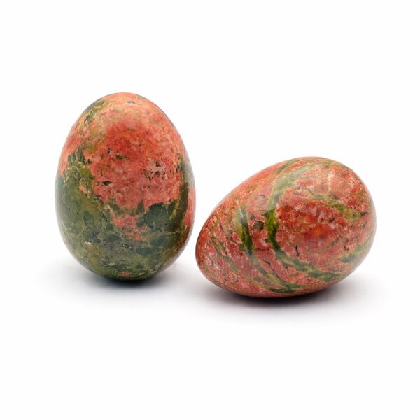 Edelstein-Ei Unakit (Epidot)