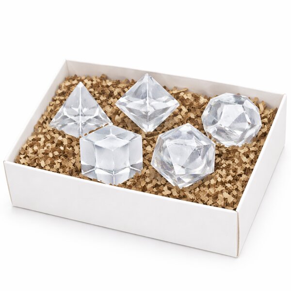 Set Platonische K�rper Bergkristall