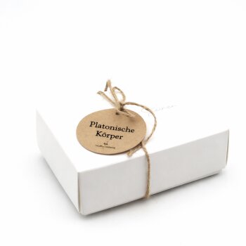 Set "Platonische Körper" Bergkristall