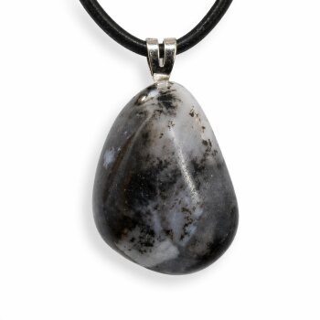 Anhänger Dendriten-Achat mit 925er Silberöse