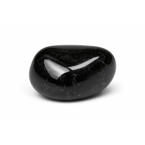 Trommelstein schwarzer Obsidian