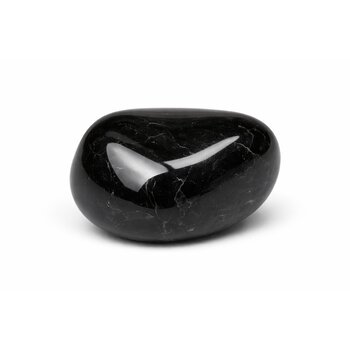 Trommelstein schwarzer Obsidian