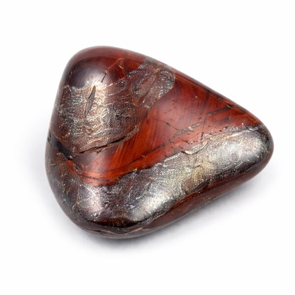 Trommelstein Tigerauge rot