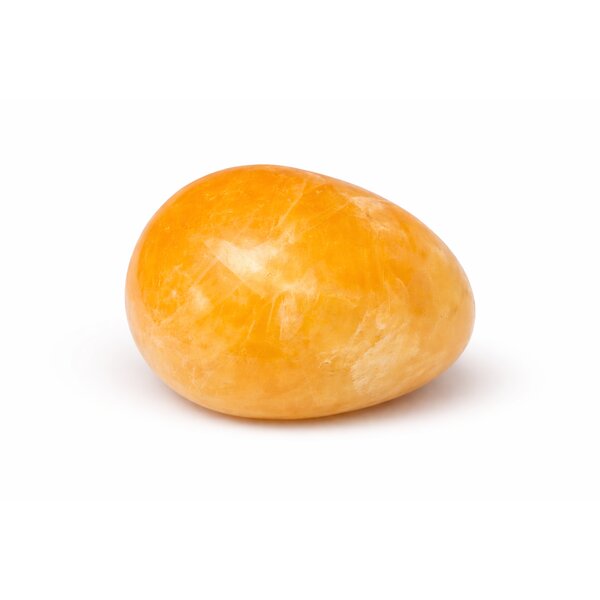 Trommelstein Orangencalcit