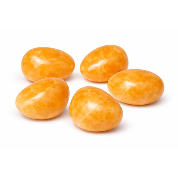 Trommelstein Orangencalcit