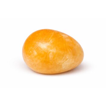 Trommelstein Orangencalcit