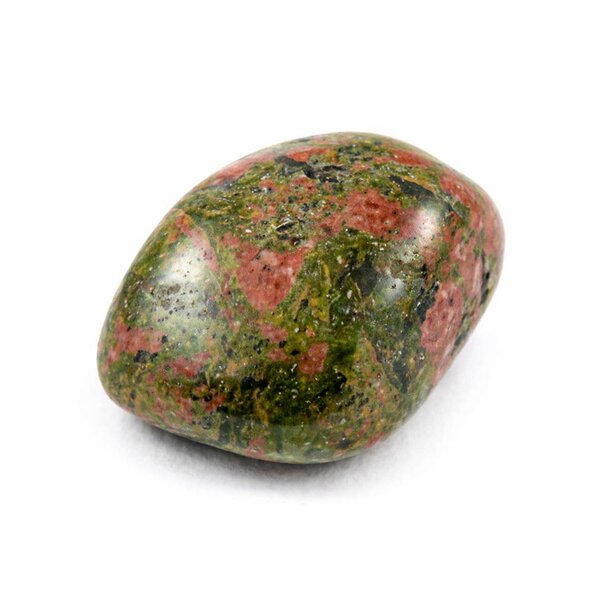 Trommelstein Unakit (Epidot)  1 Stk.