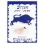 Sternzeichenkarte Stier (Set inkl. Lederband)