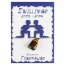 Sternzeichenkarte Zwillinge (Set inkl. Lederband)